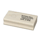 Classy Black Real Anwesen Gummistempel (Stempel)