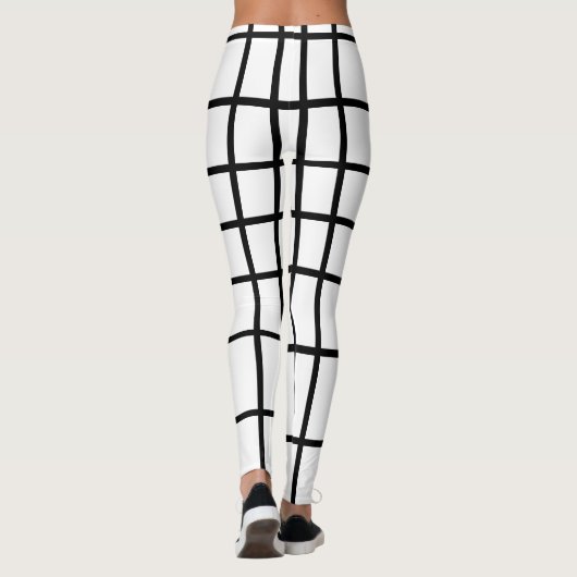 Classy Black Stripe Leggings (Rückseite)