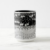 Classy Black und Silver Sinti und Roma Scarf Tasse (Zentrum)