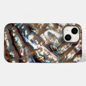 Classy Bling Abalone Muschel Design Case-Mate iPhone Hülle (Rückseite (Horizontal))