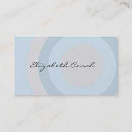 Classy Blue Circles Visitenkarte