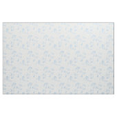 Classy Blue Glitzer Paisley Floral White Pattern Stoff (Fat Quarter (45,7 x 55,9 cm))