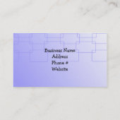 Classy Blue Links Visitenkarte (Rückseite)