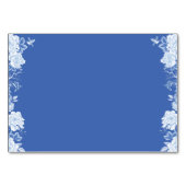 Classy Blue White Chinoiserie Sitzende Tischnummer (Rückseite)
