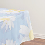 Classy Blue White Daisy Blume Tischdecke (Beispiel)