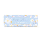 Classy Blue White Daisy Flowers (Vorne)