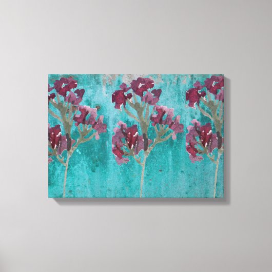Classy Bluish and maroon Leinwand Art (Vorderseite)