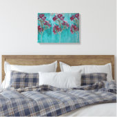 Classy Bluish and maroon Leinwand Art (Insitu (Schlafzimmer))