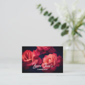 Classy Blume Shop Visitenkarte (Stehend Vorderseite)