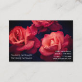 Classy Blume Shop Visitenkarte (Rückseite)