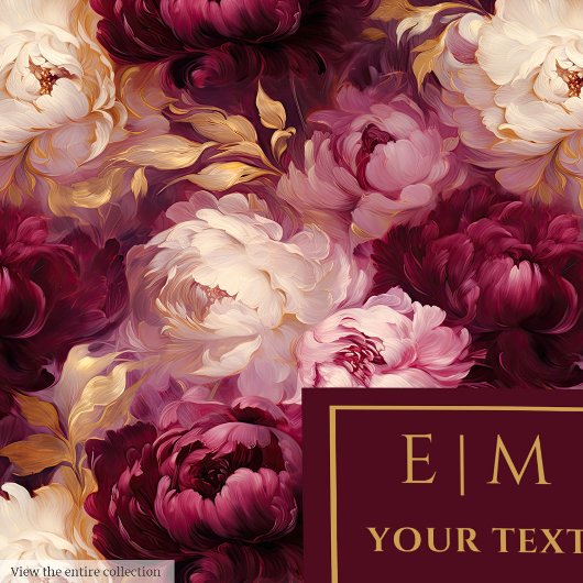 Classy Blush Burgundy Gold Personalisiert Boho Thr Fleecedecke