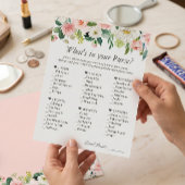 Classy Blush Pink Blume Was ist in deinem Handspie Flyer