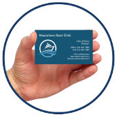 Classy Boat Club Thema Business Cards Visitenkarte
