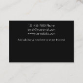 Classy Budget Kunde Vielen Dank Visitenkarte (Rückseite)