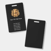 Classy Bulk Budget VIP Club Abzeichen Ausweis (Vorder- & Rückseite)