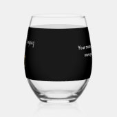 Classy Bulk Realtor Theme Gold House Symbol Weinglas Ohne Stiel (Links)