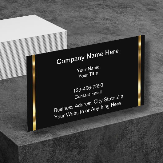 Classy Business Profile Contact Cards Visitenkarte