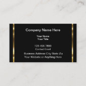 Classy Business Profile Contact Cards Visitenkarte (Vorderseite)