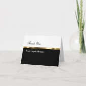 Classy Business Vielen Dank Dankeskarte (Vorderseite)