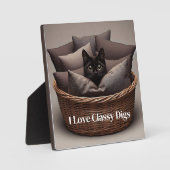 Classy Cat Fotoplatte (Vorderseite)