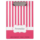 Classy Cayenne Stripes | DIY Text Klemmbrett (Vorderseite)