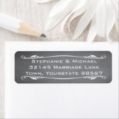 Classy Chalkboard Addres Labels (Insitu)