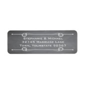 Classy Chalkboard Addres Labels (Vorne)