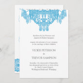 Classy Chandelier Hochzeit Einladungen (Vorne/Hinten)