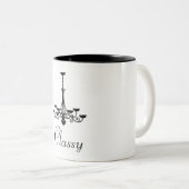 Classy Chandelier Zweifarbige Tasse (VorderseiteRechts)