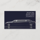 Classy Chauffeur Limousine Visitenkarte (Rückseite)