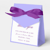 Classy Chic Clematis Wedding Geschenkschachtel (Vorderseite)