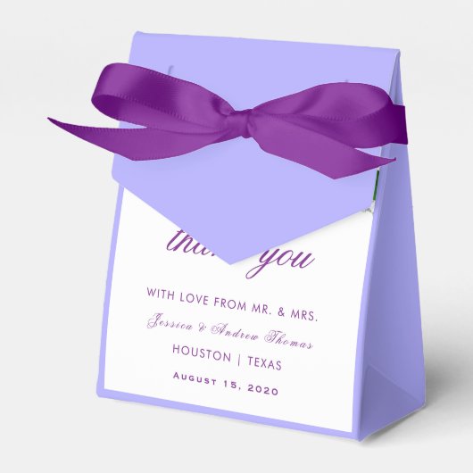 Classy Chic Clematis Wedding Geschenkschachtel (Vorderseite)