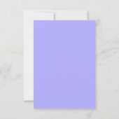 Classy Chic Clematis Wedding RSVP Karte (Rückseite)