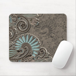 Classy Chic Hübsch Damask Paisley Floral Pattern Mousepad