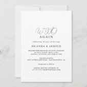 Classy Chic Minimalistisch machen wir wieder neu Einladung (Vorderseite)