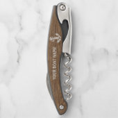 Classy Chic Summer Boat Nautical Maritime Anchor Kellnermesser (Rückseite)