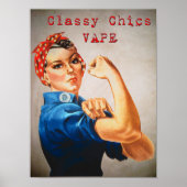 Classy Chics vape Rosie Poster (Vorne)