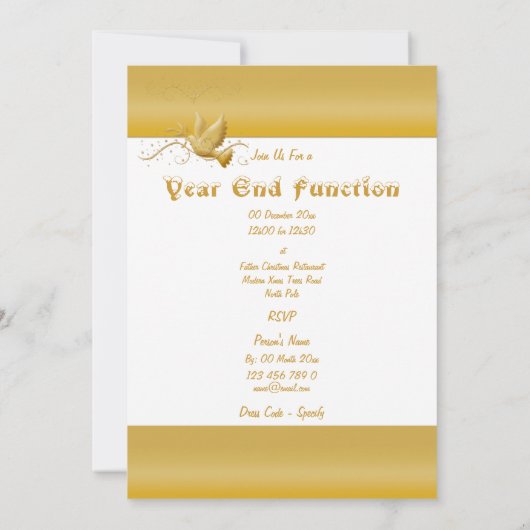 Classy christliche religiöse Vorlage Taube Frieden (Rückseite)