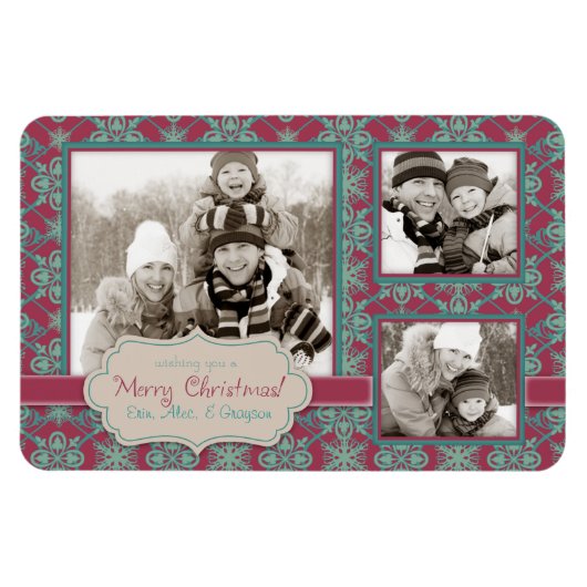 Classy Christmas Bohemisch Magnet 3 (Horizontal)