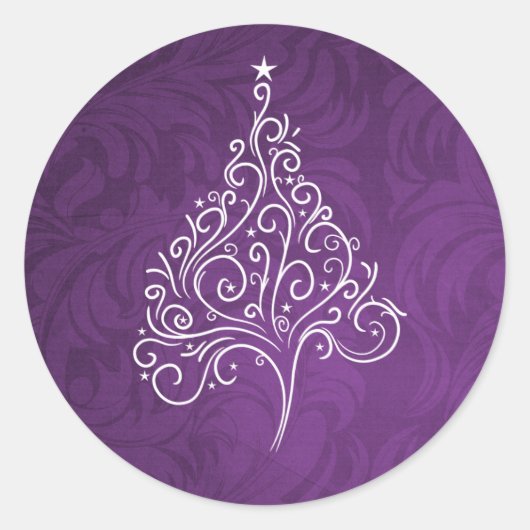 Classy Christmas Envelope Sticker (Vorderseite)