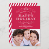 CLASSY CHRISTMAS | FERIENFOTOKARTE FEIERTAGSKARTE (Vorne/Hinten)