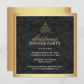 Classy Christmas Party Einladung (Vorne/Hinten)