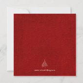 Classy Christmas Party Invitation Einladung (Rückseite)