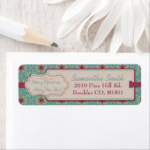 Classy Christmas Return Label (Insitu)