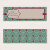 Classy Christmas Skinny Geschenkmarke (Vorne & Hinten)