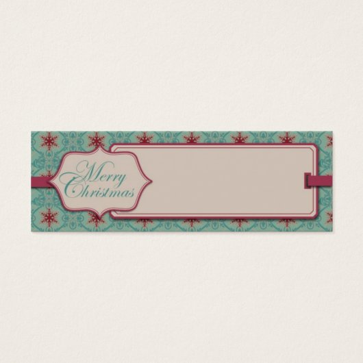Classy Christmas Skinny Geschenkmarke (Vorderseite)