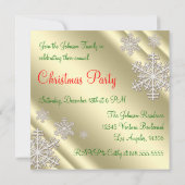 Classy Christmas Tree Party Einladung (Rückseite)