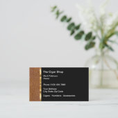 Classy Cigar Shop Visitenkarte (Stehend Vorderseite)