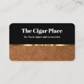Classy Cigar Theme Design Visitenkarte (Vorderseite)