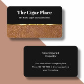 Classy Cigar Theme Design Visitenkarte